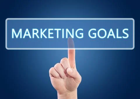 Marketing goals Stock Illustration