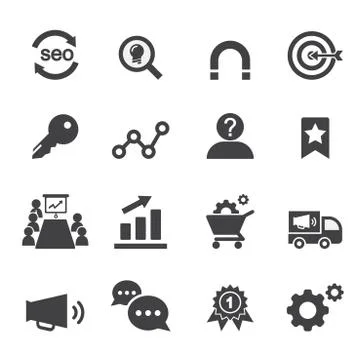 Marketing icon Stock Illustration