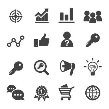 Marketing icon Stock Illustration