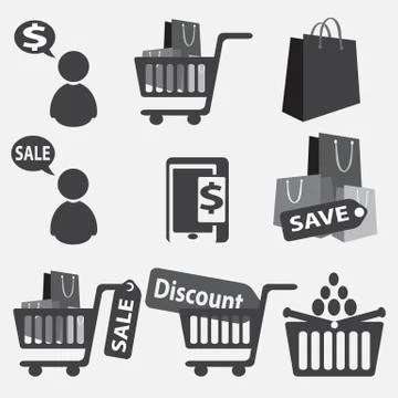 Marketing icon set vector illustration イラスト素材
