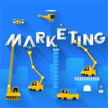 Marketing Stock Illustration