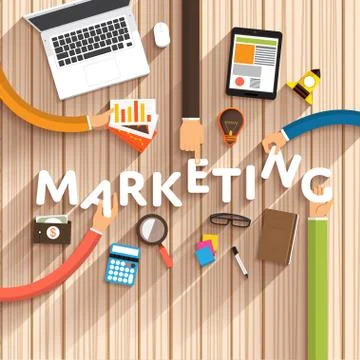 Marketing Stock Illustration