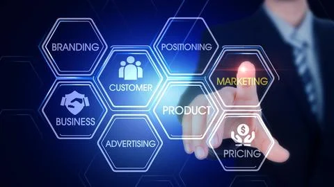 Marketing Illustrazione stock