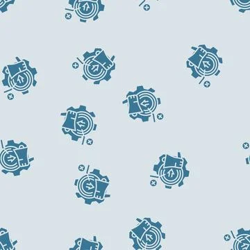 Marketing ineffectiveness glyph seamless pattern 스톡 일러스트