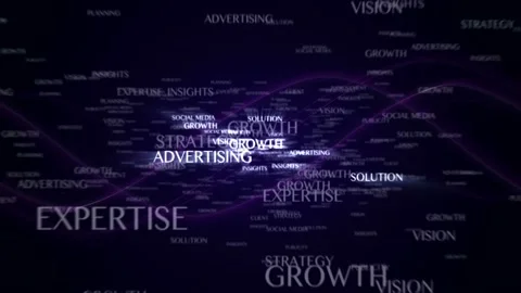 MARKETING Keywords Animation, Background, Loop Video stock 194908517