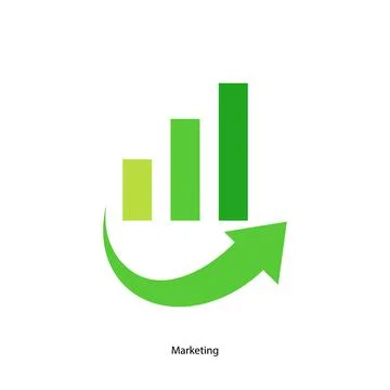 Marketing logo vector design template Stock Illustration
