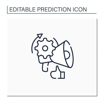 Marketing optimize line icon イラスト素材