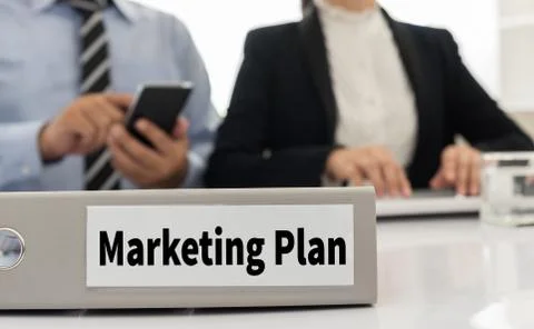 Marketing plan Stock Photos