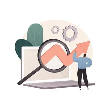 Marketing research abstract concept vector illustration. 스톡 일러스트