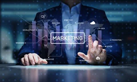 Marketing Strategy and Planning Framework for Business Development and Prom.. Stock Photos