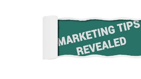 Marketing Tips Revealed Stock Footage 91989312