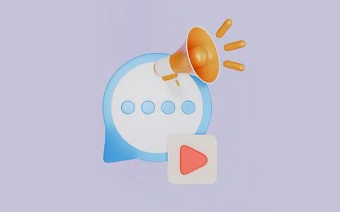 Marketing using messaging platforms for interactive customer communication Stock Illustration