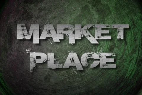 Marketplace concept Stock Illustration