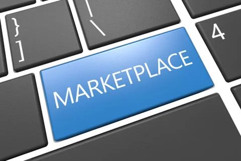 Marketplace Stock Illustration