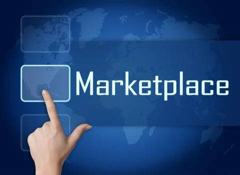 Marketplace Stock Illustration