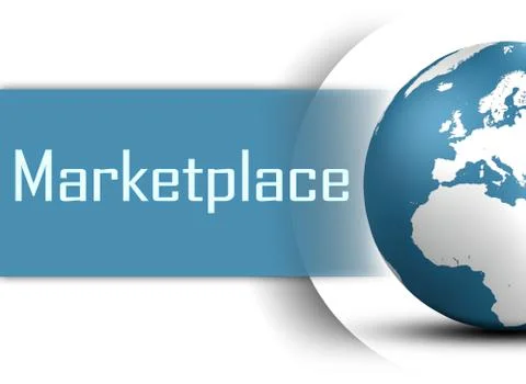 Marketplace Stock Illustration