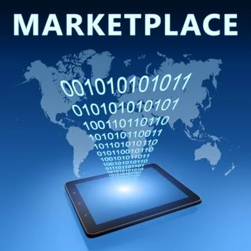Marketplace Stock Illustration