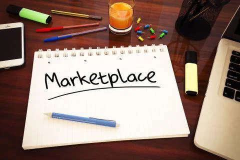 Marketplace Stock Illustration