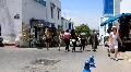 Marketplace in Sidi Bou Said, Tunisia HD Footage