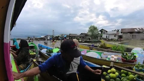 MARKETS DAY IN RIVER Stock Footage 303513931