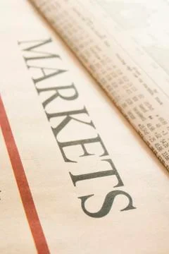 Markets headline Stock Photos