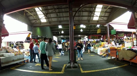 Markets timelapse.mp4 Stock Footage 10812170