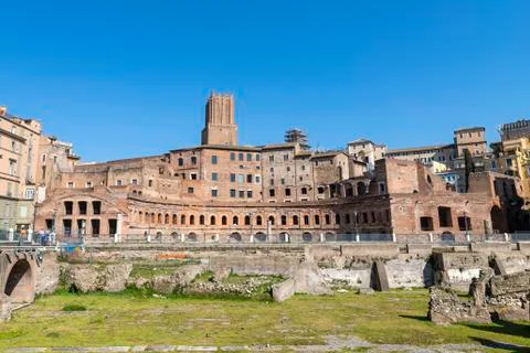 Markets of Trajan Stock Photos