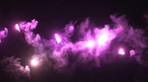 Markham Canada day fireworks display Stock Footage 51752514