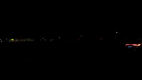 Markham, Canada, May 31 2025 POV side view driving on very dark night in city Stock Footage 309460398