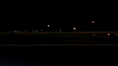 Markham, Canada, May 31 2025 POV side view driving on very dark night in city Stock Footage 309460424