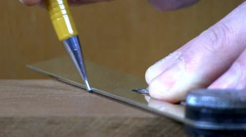 Marking dimensions; 3 Stock Footage 10603108