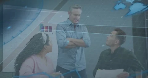 Marking documents passing pile business leader outlining deadline tweaks Stock Footage 318063998
