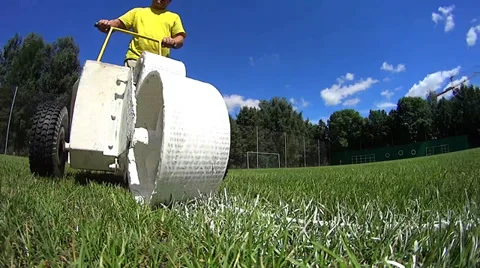 Marking field. Stock Footage 30090753