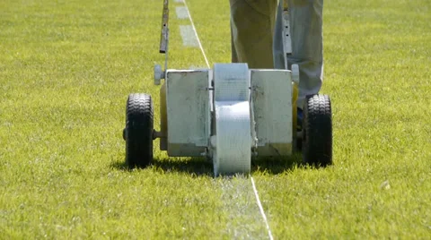 Marking field. Stock Footage 30097891