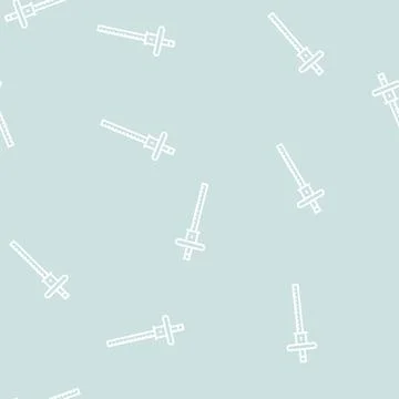 Marking gauge carpenter accessory line seamless pattern Illustrazione stock