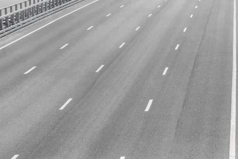 Marking on the highway Stock Photos