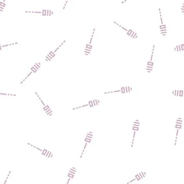 Marking peg stick glyph vector seamless pattern Stock Illustration