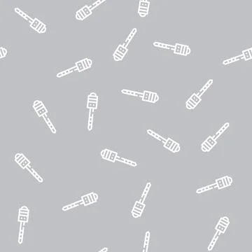 Marking peg stick line vector seamless pattern Stockillustratie
