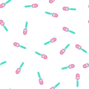 Marking peg stick vector seamless pattern Stock Illustration
