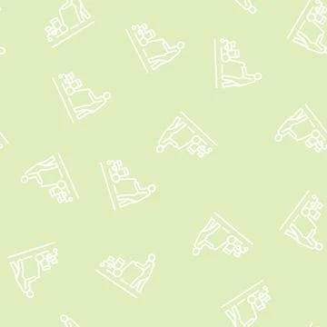 Marking road line seamless pattern Stock Illustration