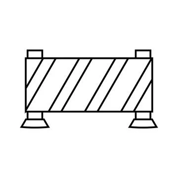Marking tape flat icon. 1st May Worker s Day. Stock-Illustration