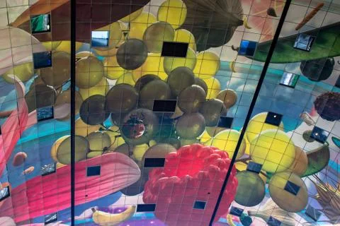 Markthal Rotterdam Foto stock