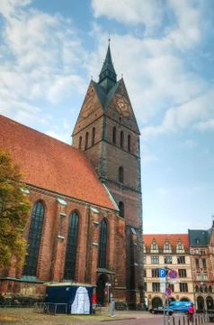 Marktkirche in Hanover Stock Photos