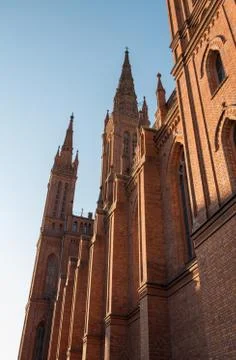 Marktkirche Wiesbaden Stock Photos