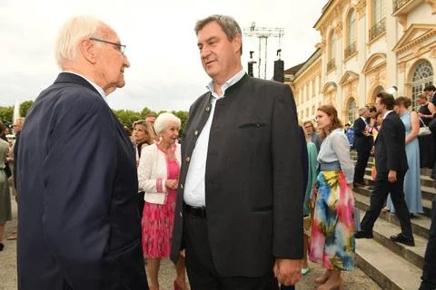  Markus Söder (Bayerischer Ministerpräsident und Dr. Edmund Stoiber/ Somme. Stock Photos