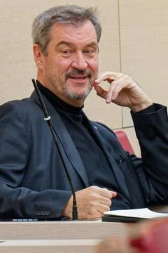  Markus Söder , CSU. 34. Plenarsitzung des Landtags. Der Bayerische Minist.. Stock Photos