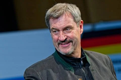  Markus Söder , CSU. Der CSU-Vorsitzende und Bayerische Ministerpräsident . Stock Photos