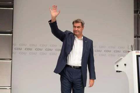 Markus SOEDER, Söder, CSU-Vorsitzender und bayrischer Ministerpraesident, .. Stock Photos