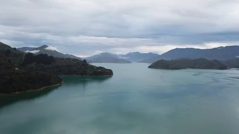 Marlborough Sounds Stock Footage 92226859