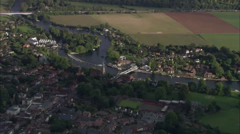 Marlow On River Thames Stock Footage 65200779